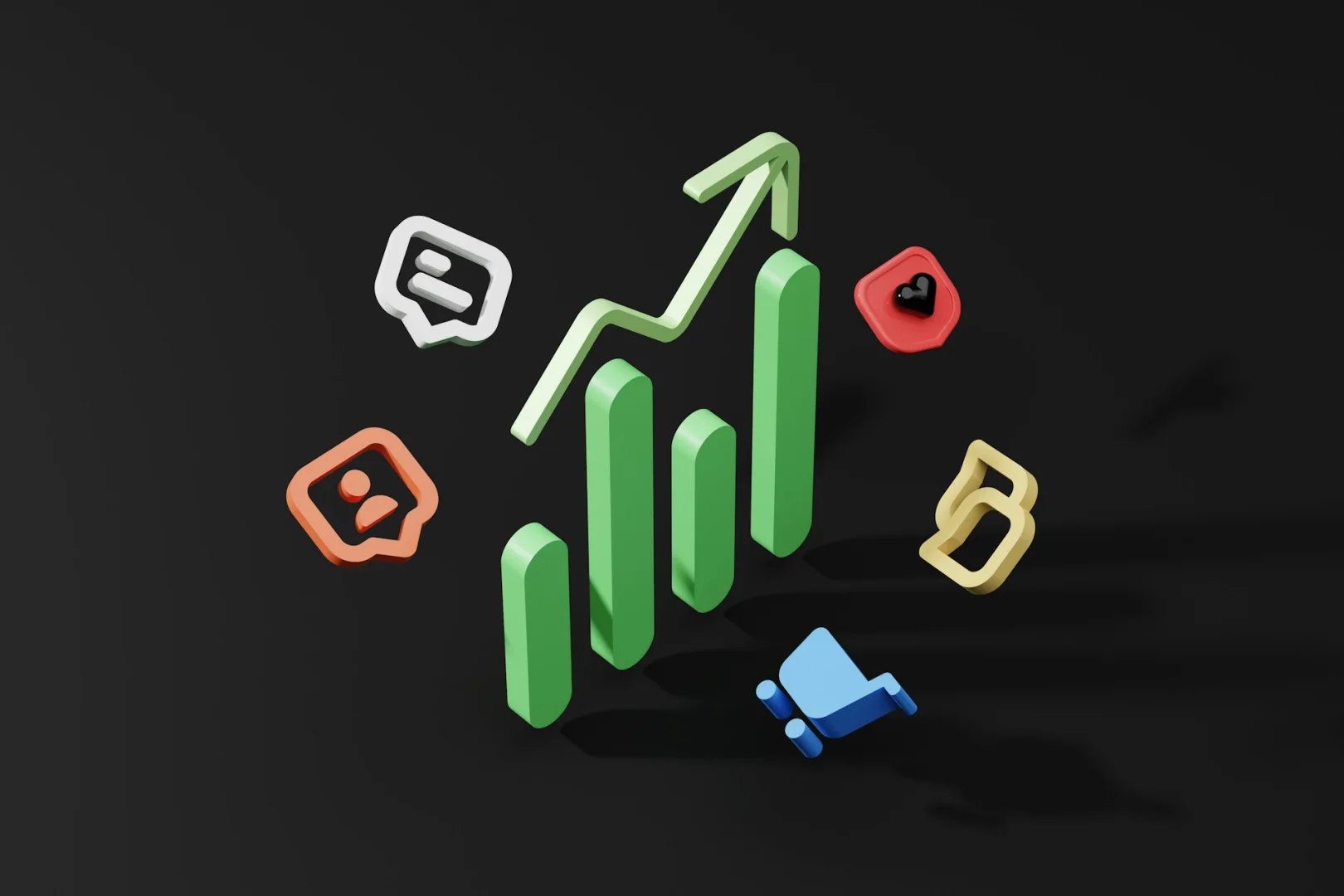3D Rendering Profit von Philip Oroni bei Unsplash+